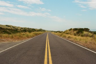 Road and Skyline View